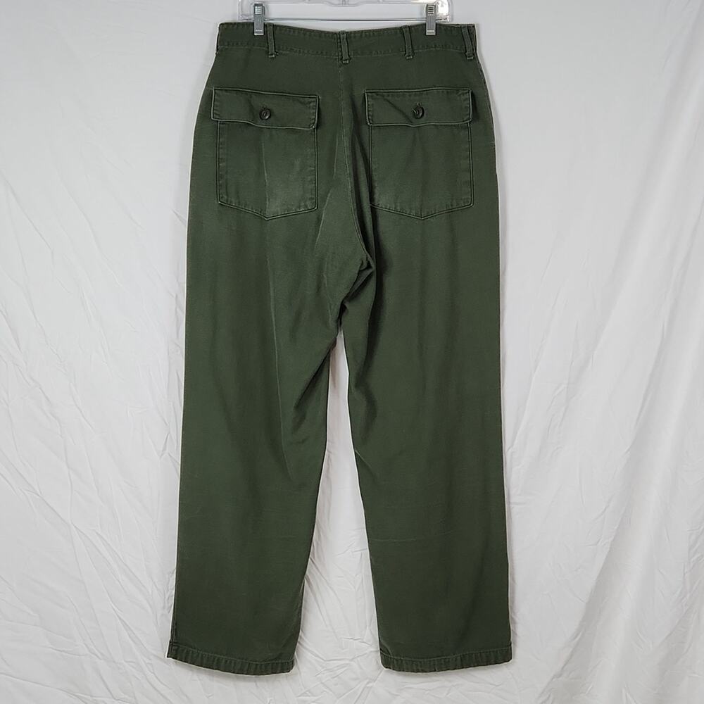 Vintage Military Cotton Trousers Tag Size 36 - Picture 2 of 12